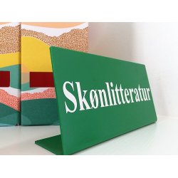 Skilte - fritstende med valgfri tekst