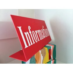 Skilte - fritstende med valgfri tekst