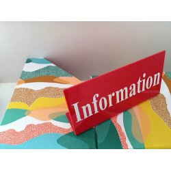 Skilte - fritstende med valgfri tekst