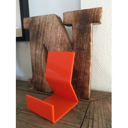 Akryl bogholder i farvet akryl