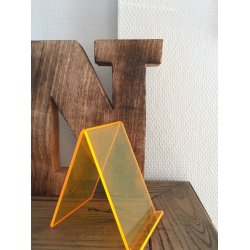 Bibshop skrhylde fluorescerende akryl