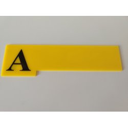 Skilleplade med bogstav, Small. St med 29 stk.