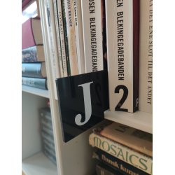 Skilleplade med bogstav, Small. St med 29 stk.