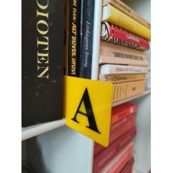 Skilleplade med bogstav, Small. St med 29 stk.