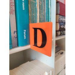 Skilleplade med bogstav, Small. St med 29 stk.