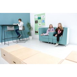 2-personer sofa med bord