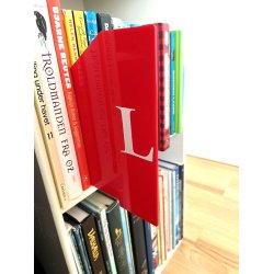 L-formet skilleplade, St med alfabetet