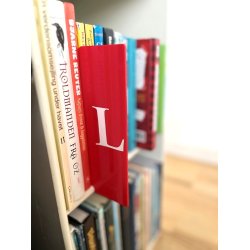 L-formet skilleplade, St med alfabetet