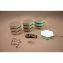 Sekskantede LED-lyspaneler