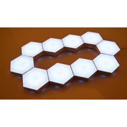 Sekskantede LED-lyspaneler