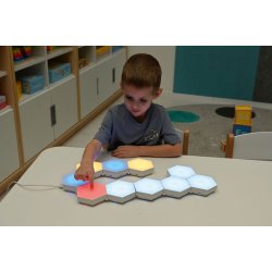 Sekskantede LED-lyspaneler