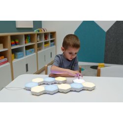 Sekskantede LED-lyspaneler