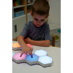 Sekskantede LED-lyspaneler