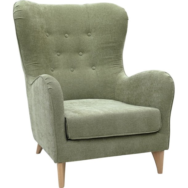 Gin reklapstol - klassisk lnestol med hj ryg