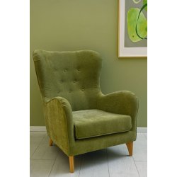 Gin reklapstol - klassisk lnestol med hj ryg