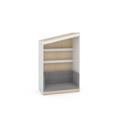 FLO lsehus XL, hvid eller antracit, Gavl til venstre