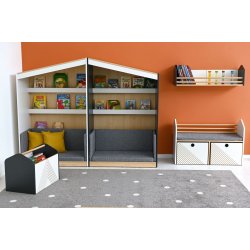 FLO lsehus XL, hvid eller antracit, Gavl til hjre