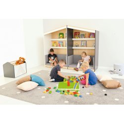 FLO lsehus XL, hvid eller antracit, Gavl til venstre