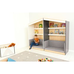 FLO lsehus XL, hvid eller antracit, Gavl til hjre