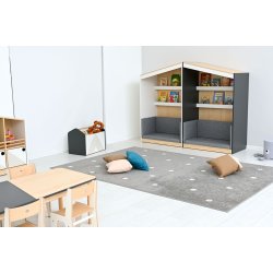 FLO lsehus XL, hvid eller antracit, Gavl til hjre