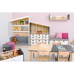 FLO lsehus XL, hvid eller antracit, Gavl til venstre