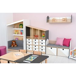 FLO lsehus XL, hvid eller antracit, Gavl til venstre