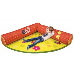 Hjrnemadras med puder - Skoven