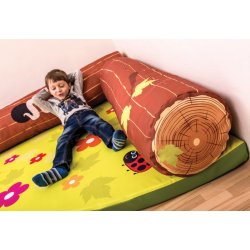 Hjrnemadras med puder - Skoven