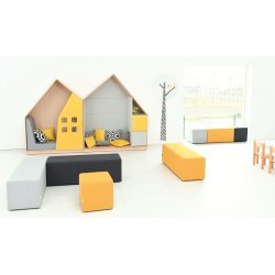 Legehus st med 2 stk. med smart tilbehr