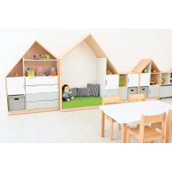 Legehus med 2 hylder