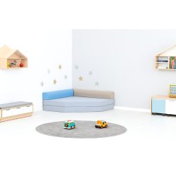 Hjrnemadras med rygpuder