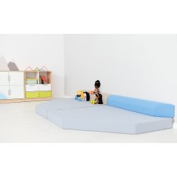 Hjrnemadras med rygpuder