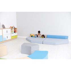 Hjrnemadras med rygpuder