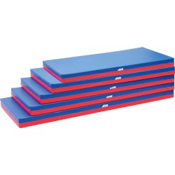 Legemadrasser i bl og rd