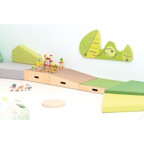 Legepodie, st 6, lysegrn-sahara