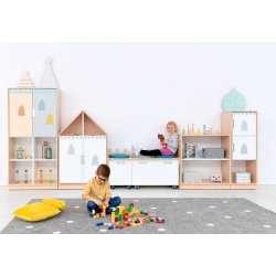 Grt tppe med hvide prikker