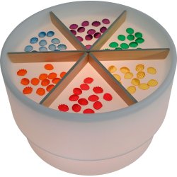 Trskillevgge til lysbord