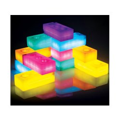 Lysende byggeklodser 12 stk.