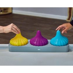 Lysende snurretoppe 3 stk.