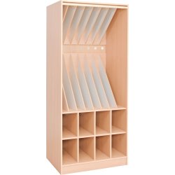 Madrasskab til 8 madrasser med d�re