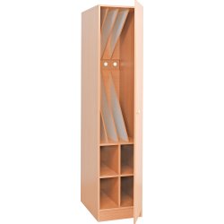 Madrasskab med d�r til 4 madrasser 