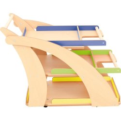 Materialevogn i 3 niveauer p hjul