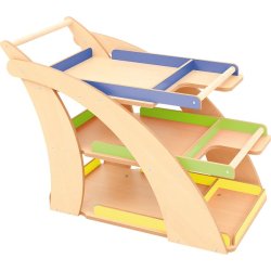 Materialevogn i 3 niveauer p hjul