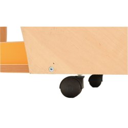 Materialevogn i 3 niveauer p hjul