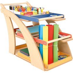 Materialevogn i 3 niveauer p hjul