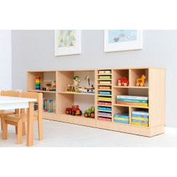 Opbevaringsreol til materialer