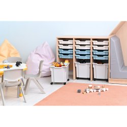 Opbevaringsreol Open M, B104 cm