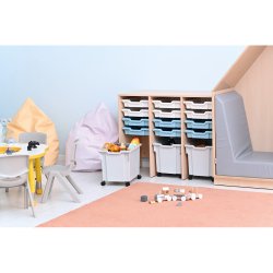 Opbevaringsreol Open M, B104 cm