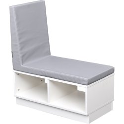 Space opbevaringsreol med siddeplads