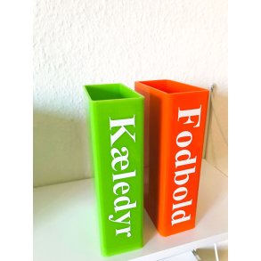 Skillesttte, bred - med valgfri tekst